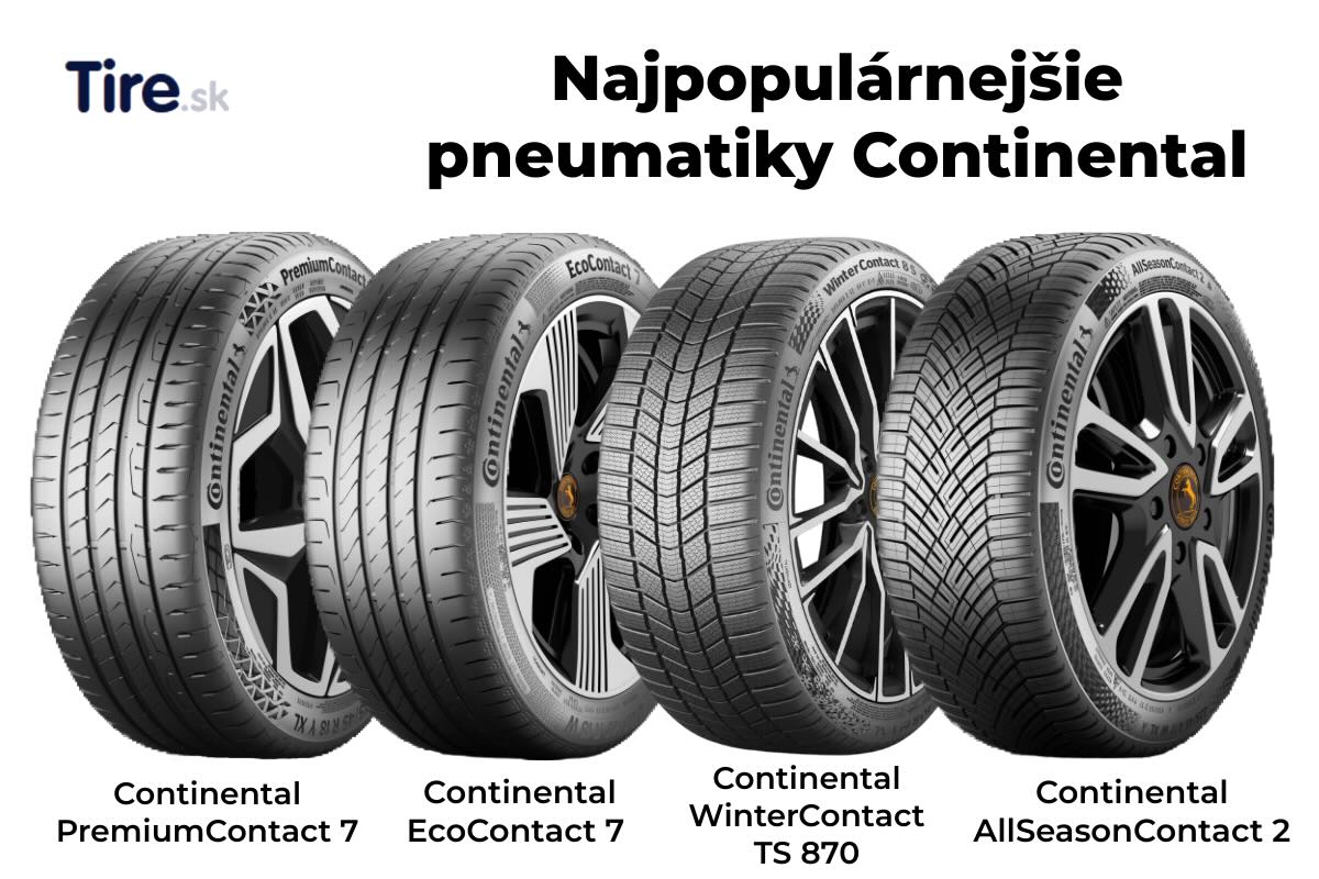 Najpopulárnejšie pneumatiky Continental. Autor - Tire.sk